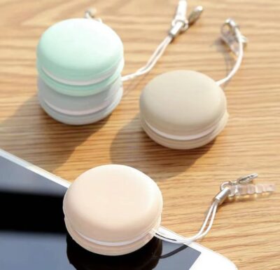 Macaron Shape Screen Cleaner Glasses Cleaning Cloth Keychain Portable Glasses Lens Wipes Phone Leaning Wipes Mini Candy Color - Image 8