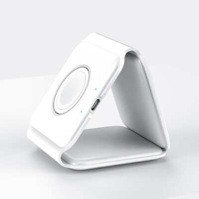 Magnetic Wireless Charging And Folding Mobile Phone Holder - Image 5